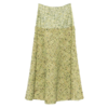 DIESEL grace mix skirt green