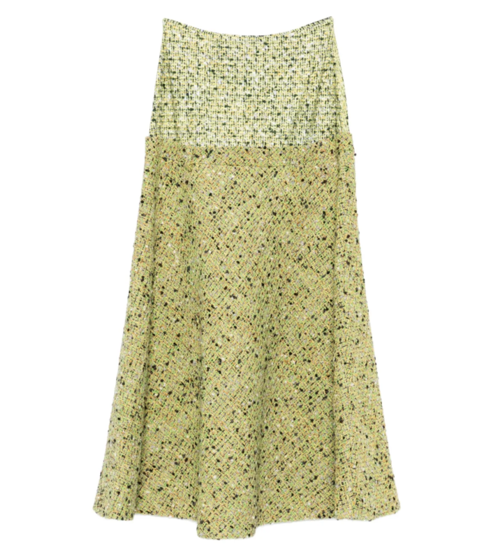 grace mix skirt green