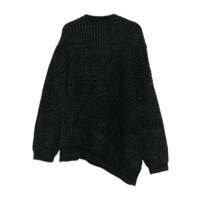 ENGINEERED FISHERMAN RIB JUMPER GREY CHARCOAL