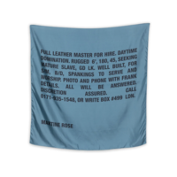 CLASSIFIED SCARF BLUE TEAL