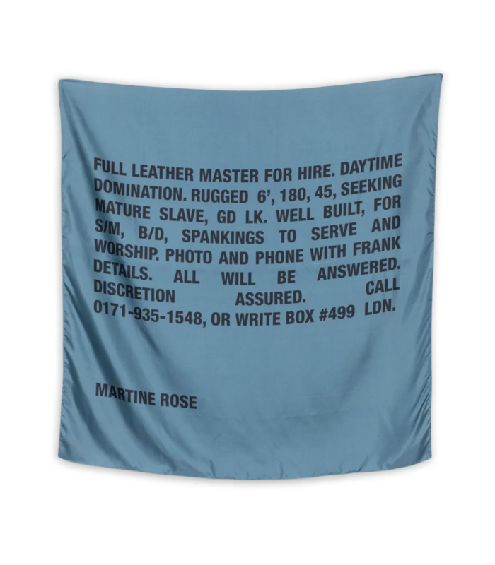 CLASSIFIED SCARF BLUE TEAL