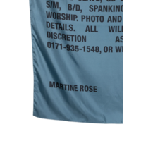 CLASSIFIED SCARF BLUE TEAL