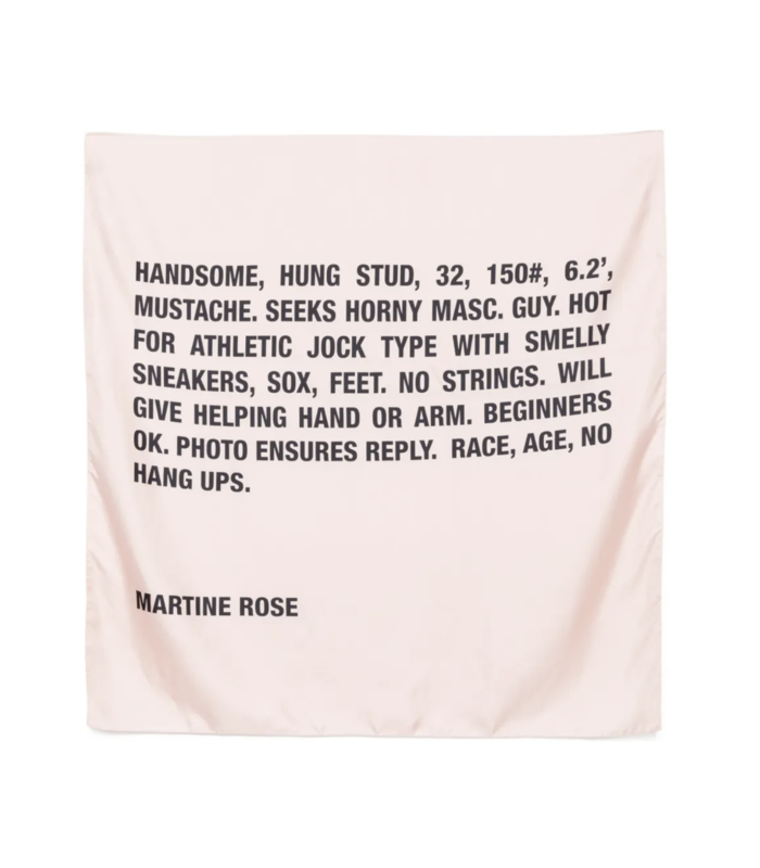 CLASSIFIED SCARF PALE PINK