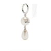 VIVIENNE WESTWOOD MARTHA EARRINGS PLATINUM CREAMROSE