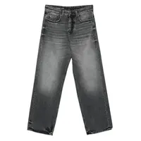 2001 D MACRO DENIM PANTS GREY