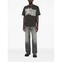 2001 D MACRO DENIM PANTS GREY
