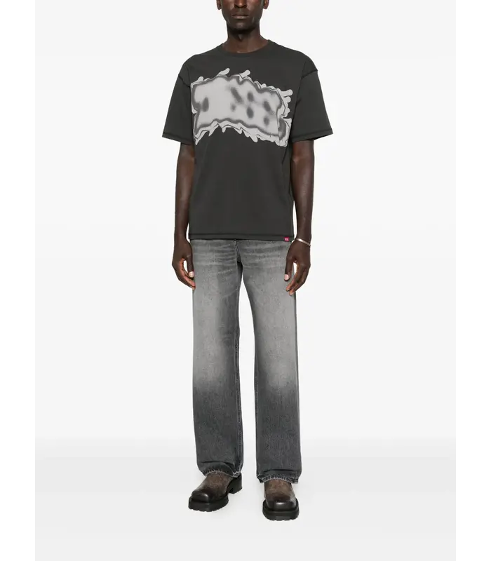 2001 D MACRO DENIM PANTS GREY