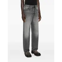 2001 D MACRO DENIM PANTS GREY