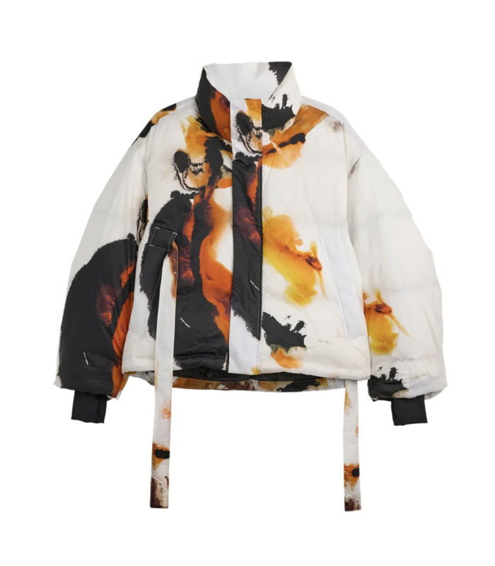 PUFFY JKT MULTCO/WHITE