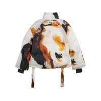 PUFFY JKT MULTCO/WHITE