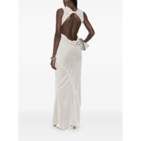 OPEN BACK GOWN PEARL