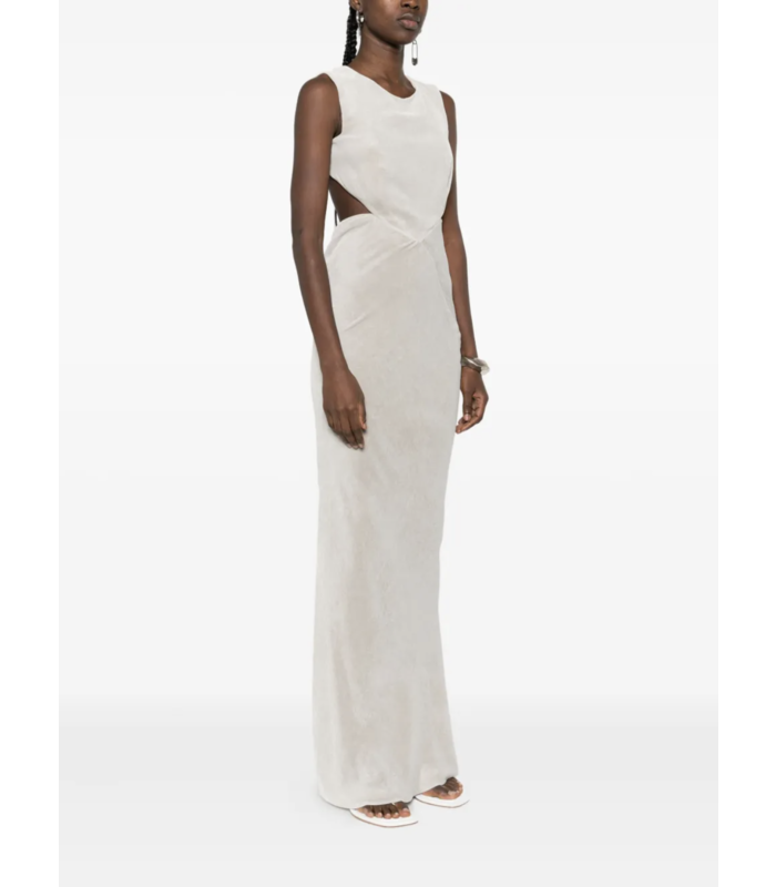 OPEN BACK GOWN PEARL