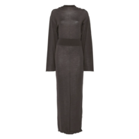 HOODED DRESS DARKDUST