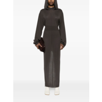 HOODED DRESS DARKDUST