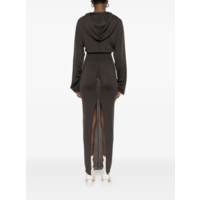 HOODED DRESS DARKDUST