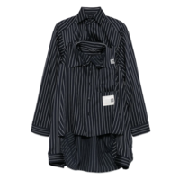 SHAWL LAYERED SHIRT NAVY