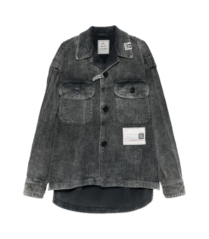 CORDUROY SHIRT BLACK