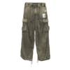 MAISON MIHARA YASUHIRO SATIN CARGO PANTS KHAKI