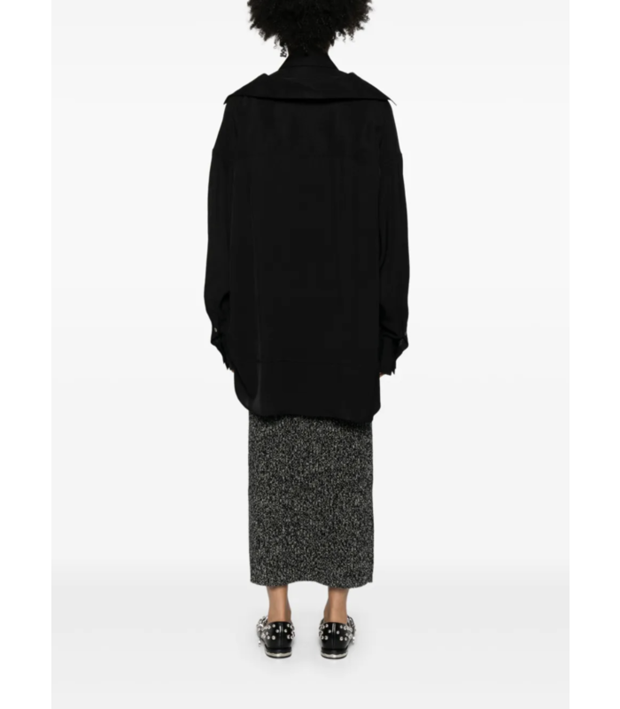 DOUBLE LAYERED SHIRTS BLACK