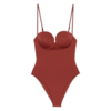 MAGDA BUTRYM SWIMSUIT brick RED