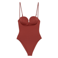 SWIMSUIT brick RED