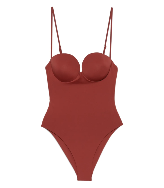SWIMSUIT brick RED
