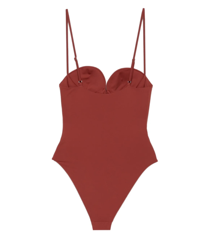 SWIMSUIT brick RED