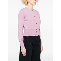 BEA CROPPED CARDI PINK MELANGE