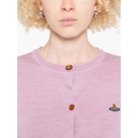 BEA CROPPED CARDI PINK MELANGE
