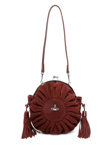 VIVIENNE WESTWOOD rosie frame bag burgundy VIVIENNE WESTWOOD rosie frame bag burgundy