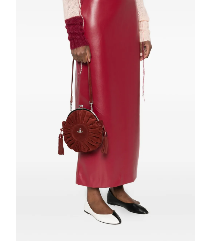 ROSIE FRAME BAG BURGUNDY