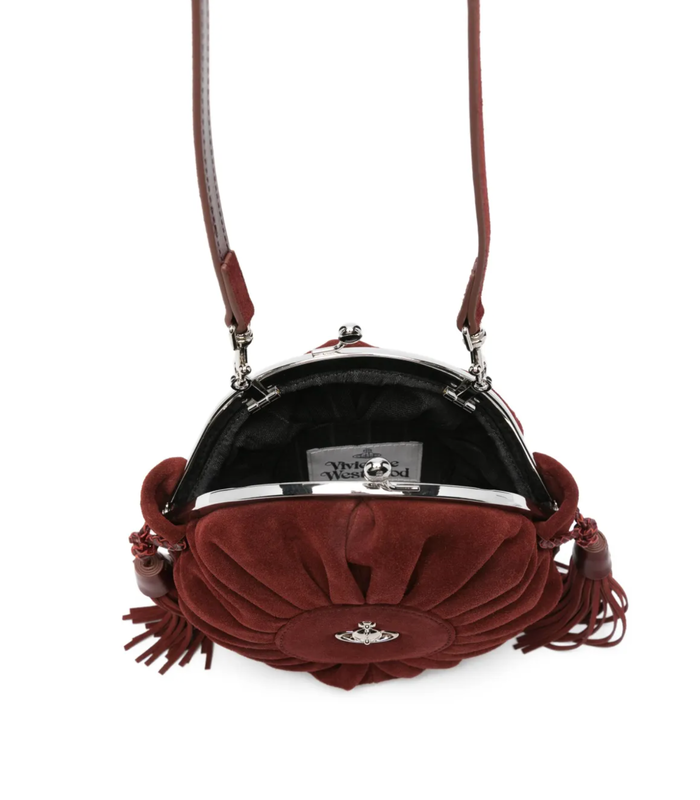 ROSIE FRAME BAG BURGUNDY