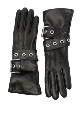 VIVIENNE WESTWOOD belt buckle gloves black VIVIENNE WESTWOOD belt buckle gloves black