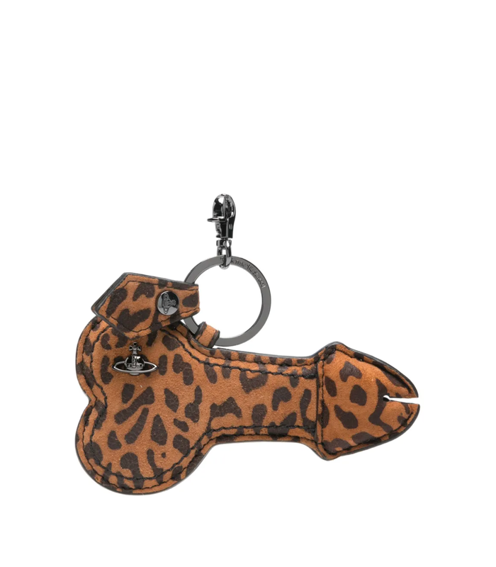BELL END KEYRING LEOPARD