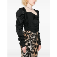 LS SUNDAY CORSET TOP BLACK