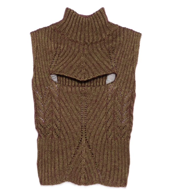 MARY CORSET TOP GOLD