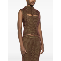MARY CORSET TOP GOLD