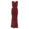 VIVIENNE WESTWOOD LIZ JERSEY DRESS BRICK
