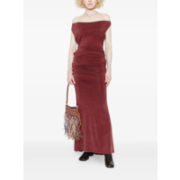 LIZ JERSEY DRESS BRICK