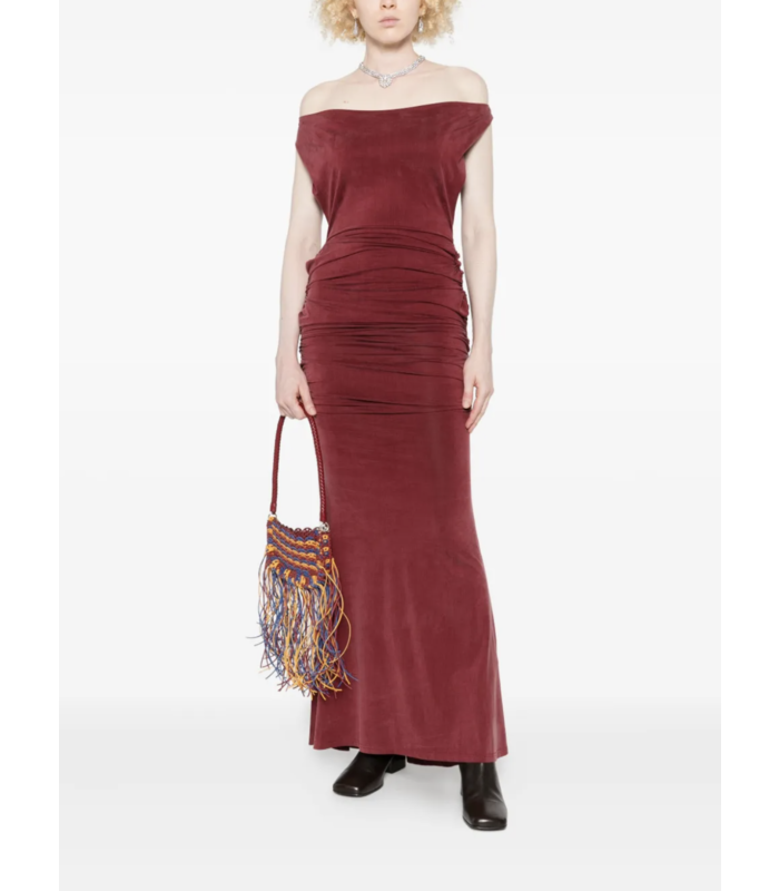 LIZ JERSEY DRESS BRICK