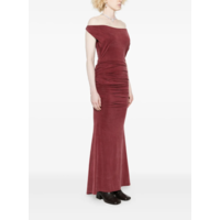 LIZ JERSEY DRESS BRICK