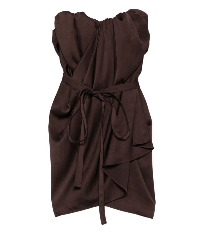 SUSANA MINI DRESS CHOCOLATE BROWN