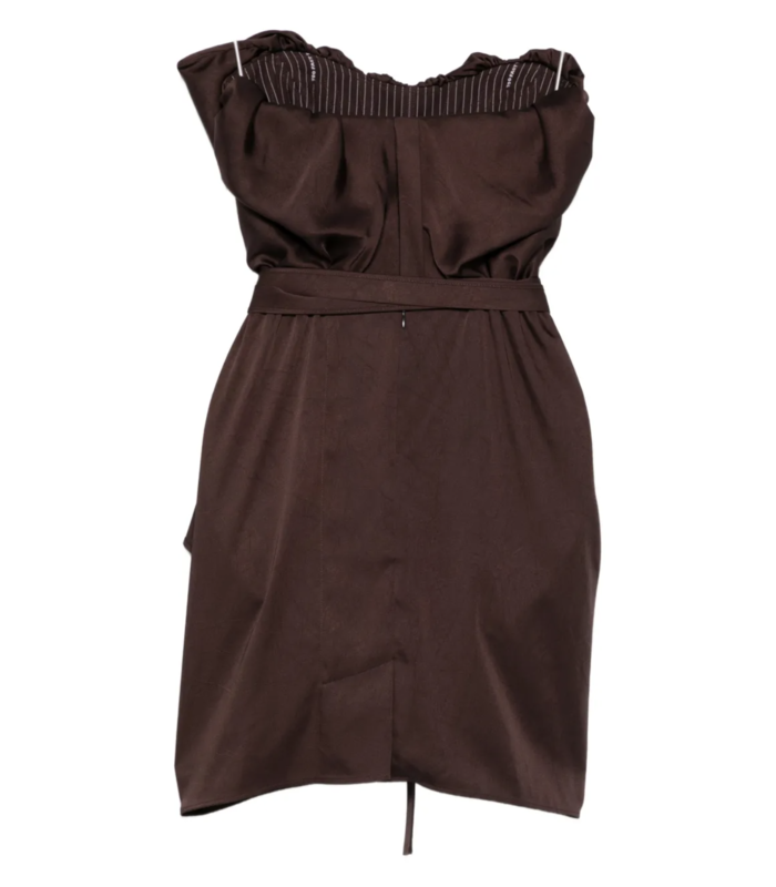 SUSANA MINI DRESS CHOCOLATE BROWN