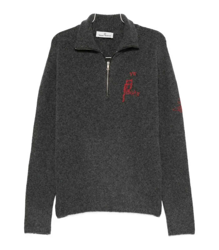 LOGO TURTLENECK CHARCOAL