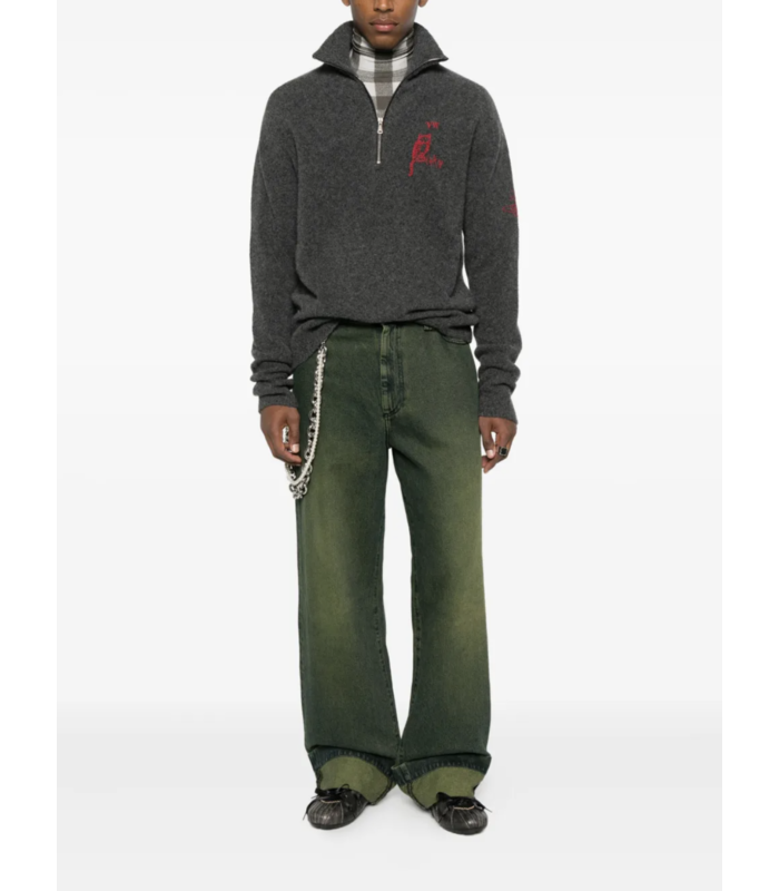 LOGO TURTLENECK CHARCOAL