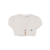 VIVIENNE WESTWOOD IDA CARDI DUSTY WHITE