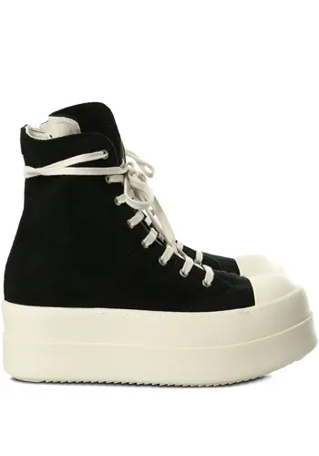 RICK OWENS DRKSHDW scarpe double bumper sneaks black/milk RICK OWENS DRKSHDW scarpe double bumper sneaks black/milk