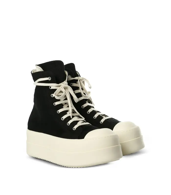 SCARPE DOUBLE BUMPER SNEAKS BLACK/MILK