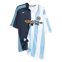 COLLAGE FOOTBALL TOP BLUE STRIPE