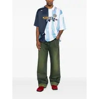 COLLAGE FOOTBALL TOP BLUE STRIPE